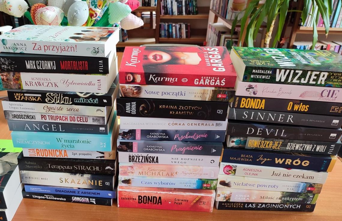 Nowości ksiązkowe w bibliotekach na terenie Gminy Białogard