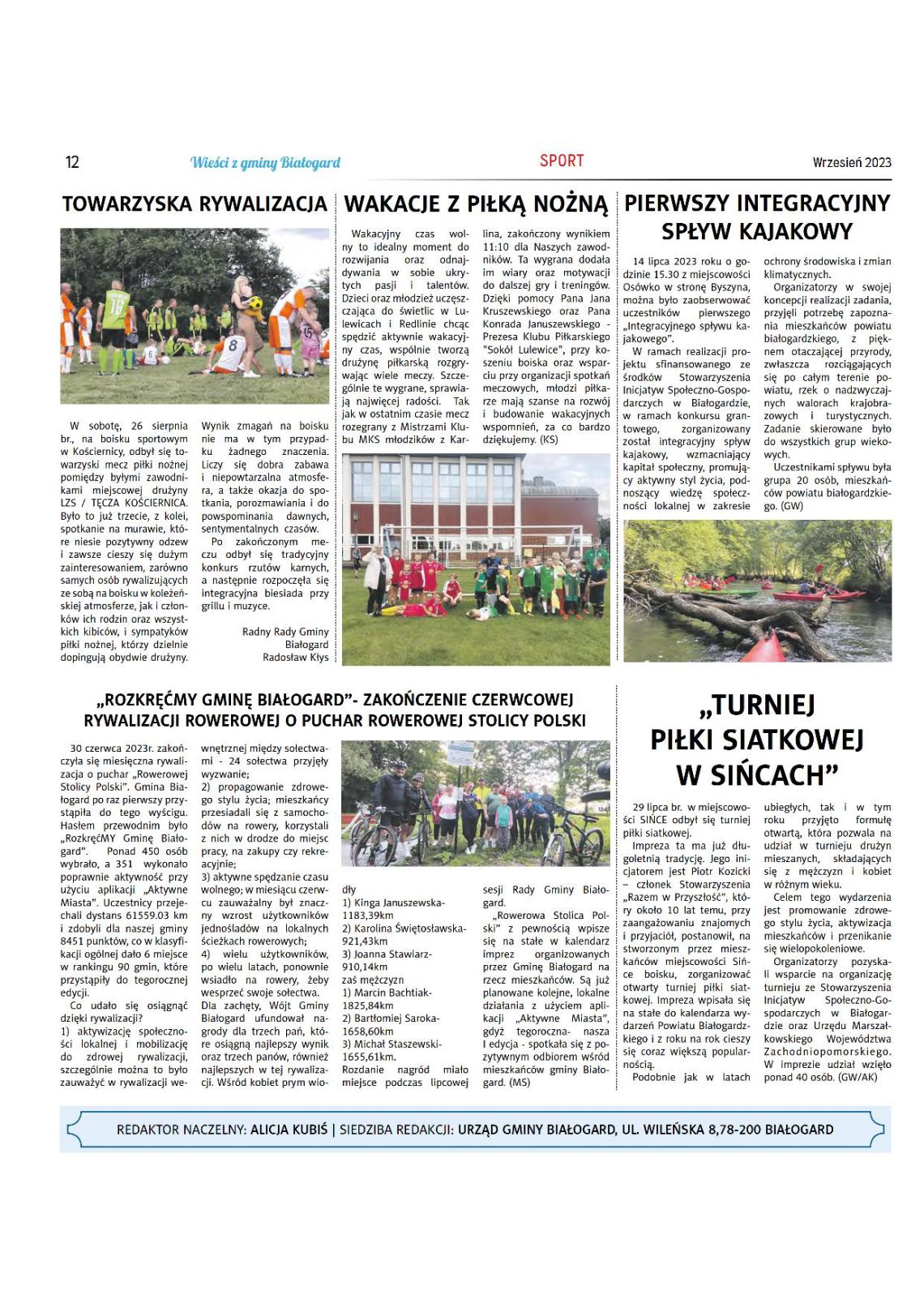 Wieści z gminy