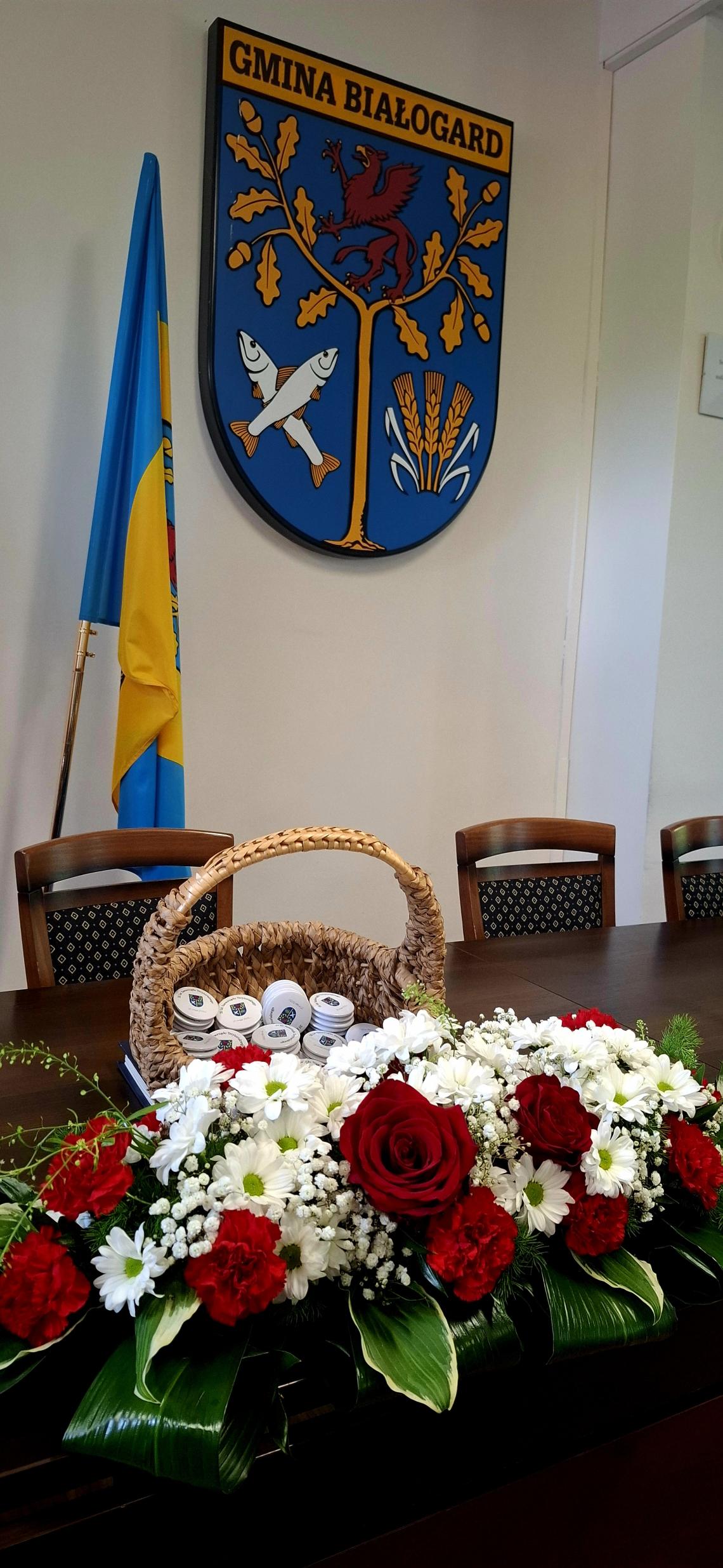 uroczysta sesja rady gminy Białogard